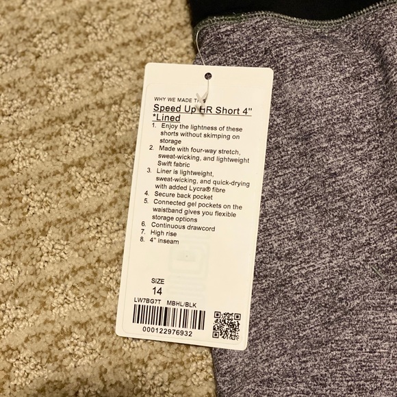 Super rare ๐ฆ lululemon Speed Up Short 4โ HR - Picture 2 of 4